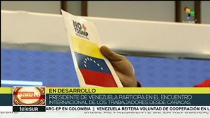 Pdte. Maduro lidera Encuentro Internacional de Trabajadores en Caracas