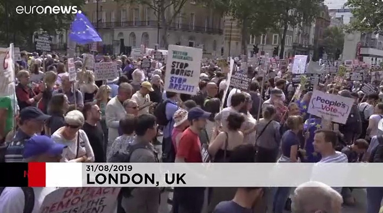 Proteste in London: 'Gegen den Tod der Demokratie'