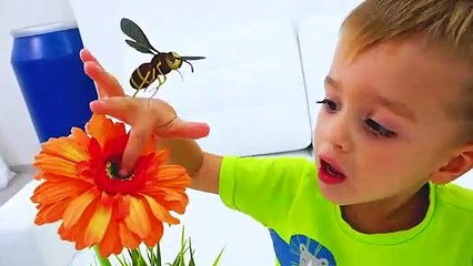 Vlad and Nikita Play with Cleaning Toys and help Mom