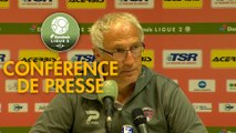 Conférence de presse Valenciennes FC - Clermont Foot (1-0) : Olivier GUEGAN (VAFC) - Pascal GASTIEN (CF63) - 2019/2020