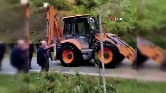 Trabzon'da şiddetli yağış hasara yol açtı