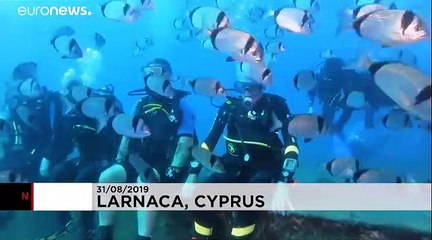 World War Two veteran breaks own scuba diving record at 96