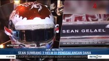Sean Gelael Lelang Helm untuk Galang Dana Korban Gempa Lombok