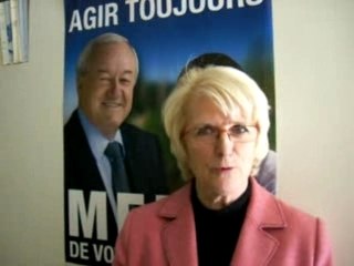Evelyne Brun soutient Bernard Brochand