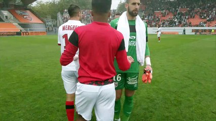 Lorient-EAG 0-1  La Joie de fin de match