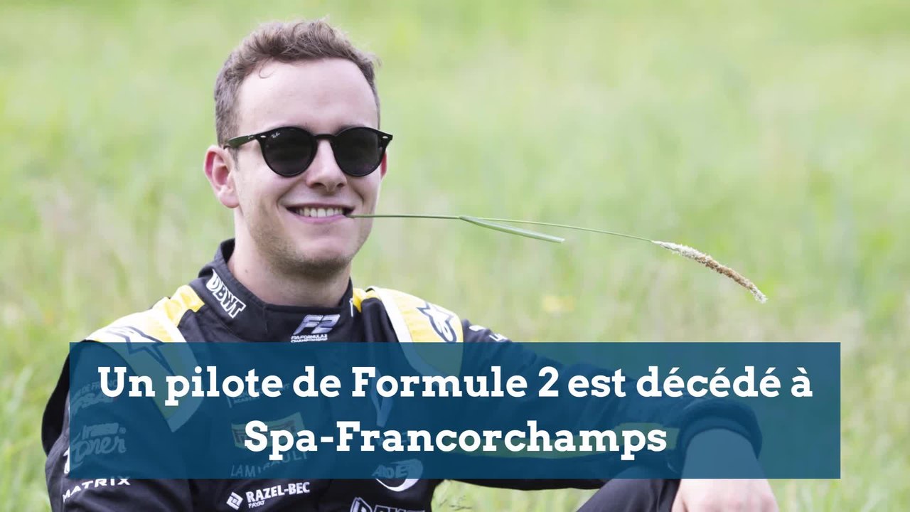 Un pilote de Formule 2 est décédé à Spa-Francorchamps