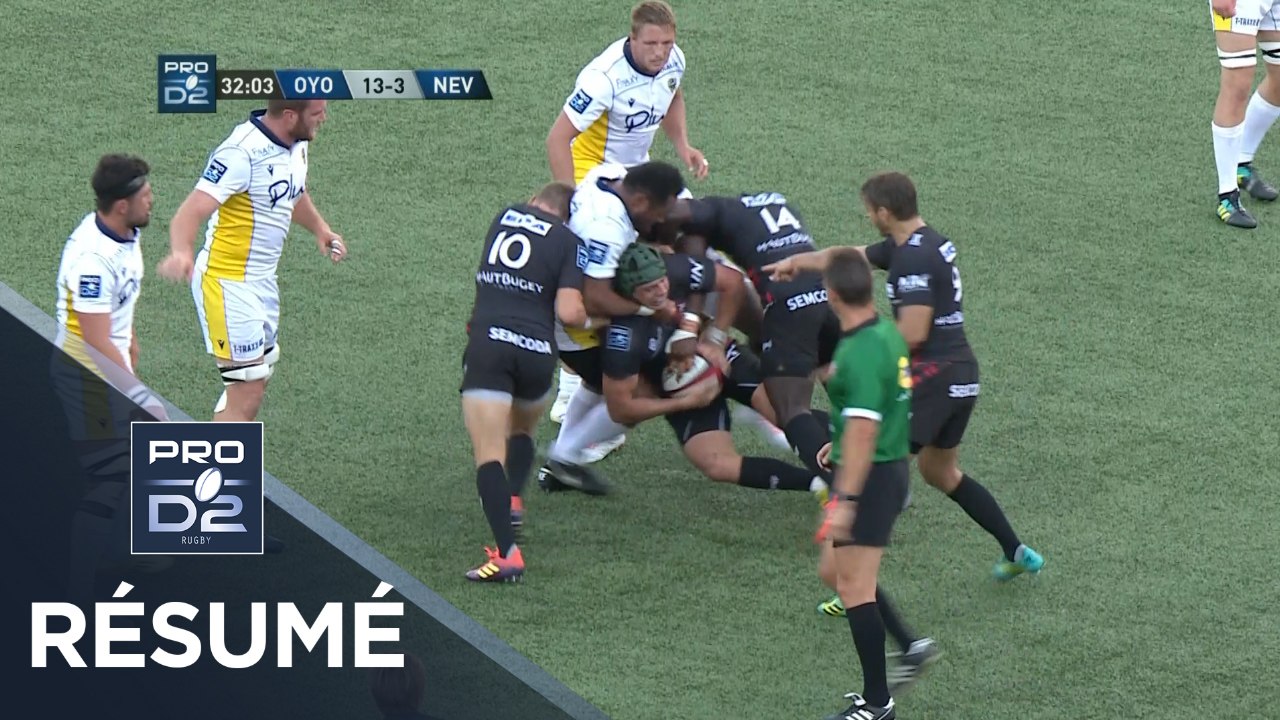 PRO D2 - Résumé Oyonnax-Nevers: 54-16 - J02 - Saison 2019/2020