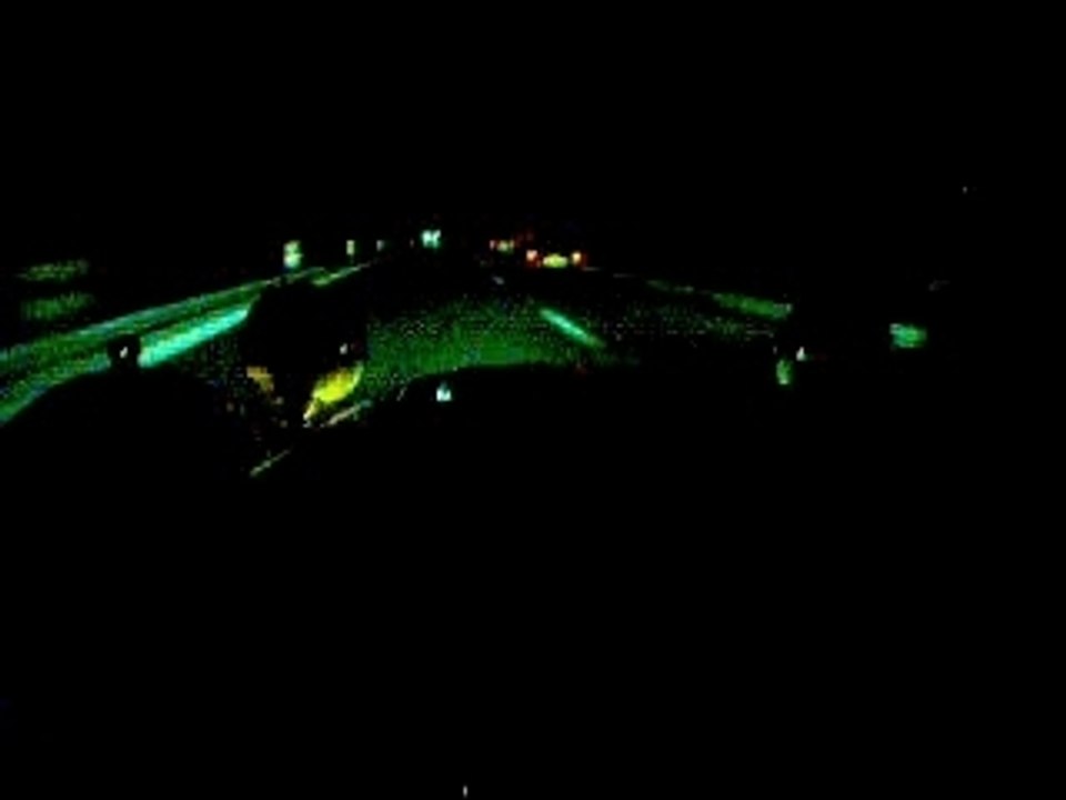 en Lotus Seven de nuit