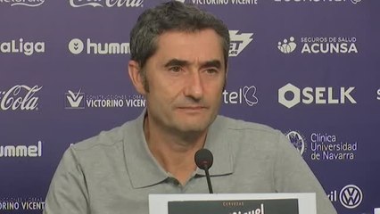Valverde: "El partido lo teníamos controlado y no tenemos que permitir que se nos escape"