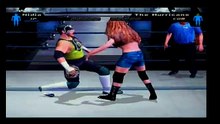 WWE Here Comes The Pain  Nidia CAW vs The Hurricane