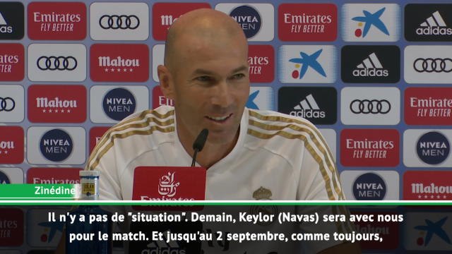 Real - Zidane : Navas sera avec nous pour Villarreal
