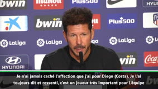 Atlético - Simeone : Diego Costa est très important pour le club