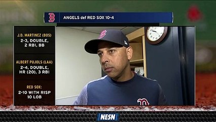 Alex Cora Discusses How Team Will Respond After Late Collapse Saturday