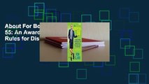 About For Books  The Essential 55: An Award-Winning Educator's Rules for Discovering the