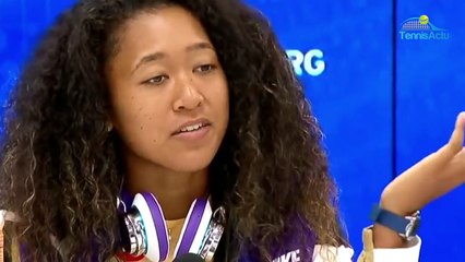 US Open 2019 - Naomi Osaka : "When I lose myself, I go to the locker room and I cry"