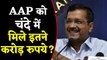Arvind Kejriwal की बल्ले-बल्ले, Delhi में AAP को Donation में मिले इतने करोड़ रुपये | वनइंडिया हिंदी