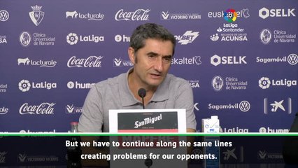 下载视频: Valverde laments Barcelona's 'poor' first half