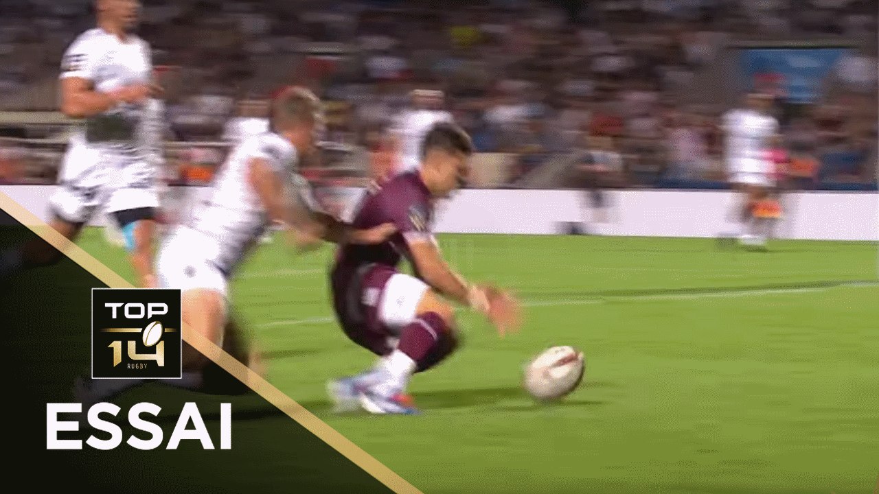 TOP 14 - Essai Matthieu JALIBERT (UBB) - Bordeaux-Bègles - Toulon - J2 - Saison 2019/2020