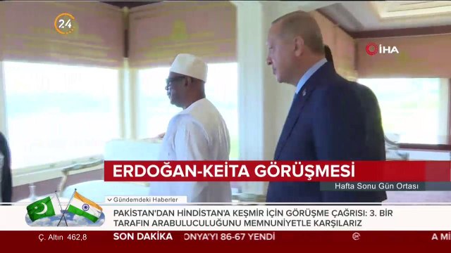 Başkan Erdoğan, Mali Cumhurbaşkanı Keita ile bir araya geldi