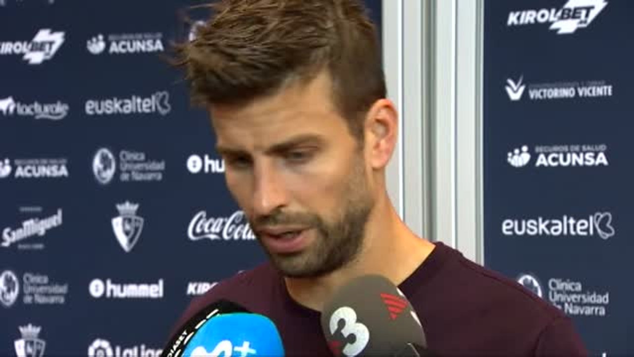 Piqué: "Da la sensación de que tenemos que cortarnos las dos manos para jugar"