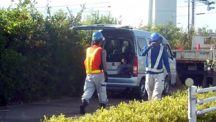Electric Fans in Vests in Japan!