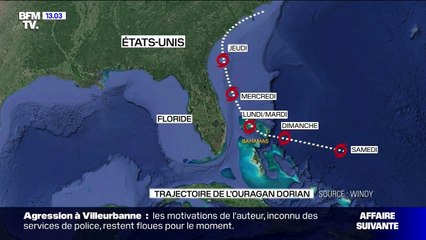 Ouragan Dorian: la Floride pourrait finalement être épargnée, mais pas les Bahamas