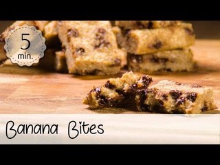 Banana Bites Vegan - Banana Bites Rezept - Banana Bites Recipe - Vegane Snacks | Vegane Rezepte