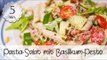 Pasta Salat Vegan - Veganes Basilikum Pesto - Pasta Salat Rezepte - Veganes Pesto | Vegane Rezepte ♡