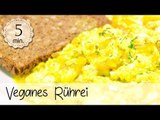 Veganes Rührei mit Kala Namak - Rührei Vegan - Vegane Eierspeise Seidentofu | Vegane Rezepte