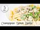 Vegane Champignon Spinat Pasta - Schnelle Champignon Soße selber machen! | Vegane Rezepte