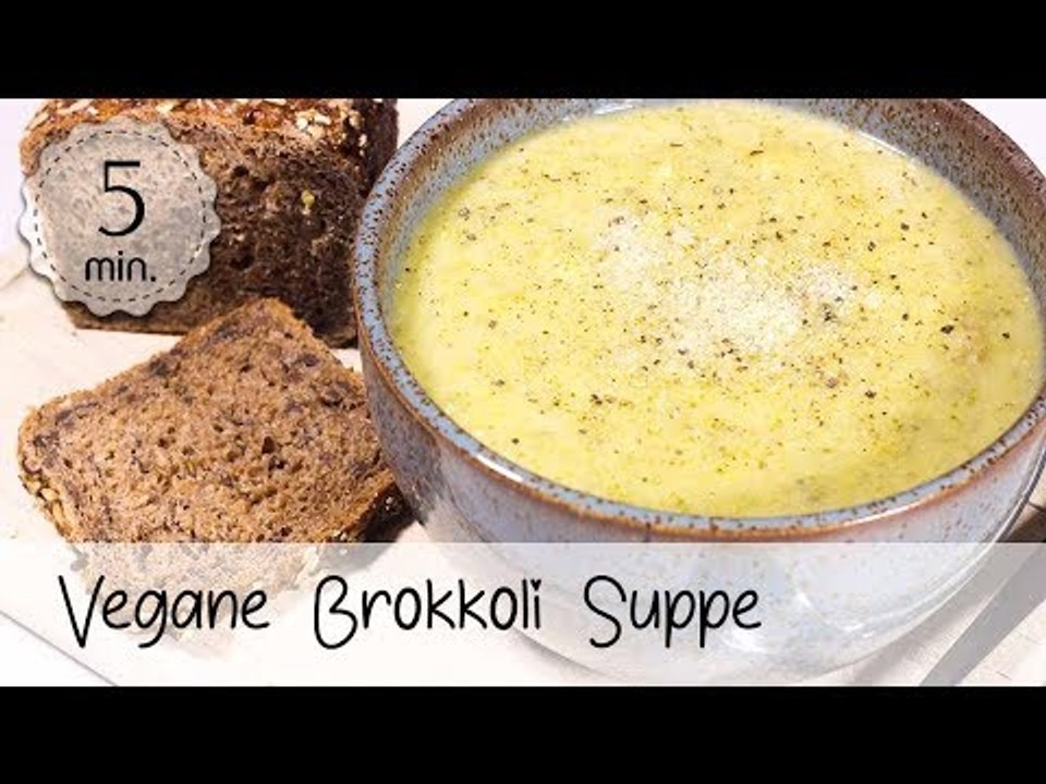 Vegane Brokkoli Suppe - Schnelle Kartoffel Brokkoli Suppe selber machen | Vegane Rezepte