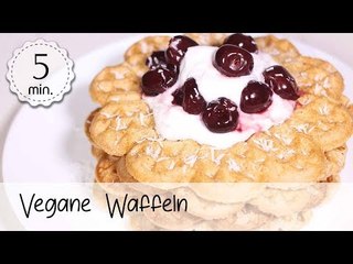 Vegane Waffeln Rezept - Waffeln selber machen - Waffeln Vegan Gesund ohne Banane! | Vegane Rezepte