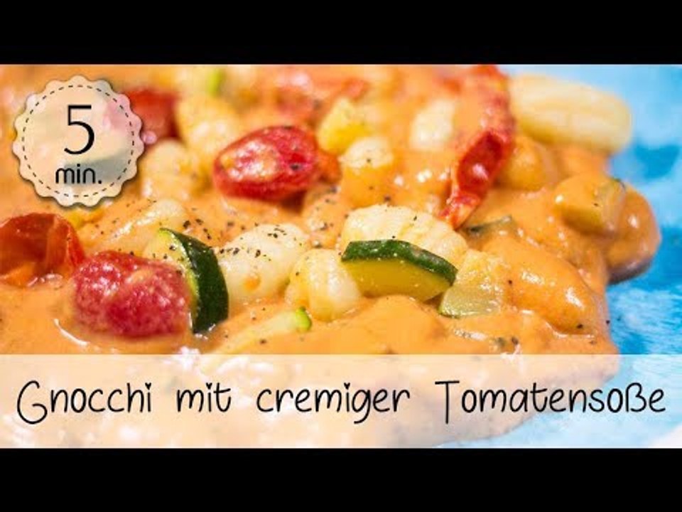 Vegane Gnocchi mit cremiger Tomatensoße - Gnocchi Rezept Vegan & Einfach! | Vegane Rezepte