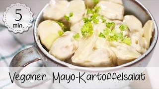 Veganer Kartoffelsalat mit Mayonnaise - Veganer Kartoffelsalat mit Cashewmus! | Vegane Rezepte
