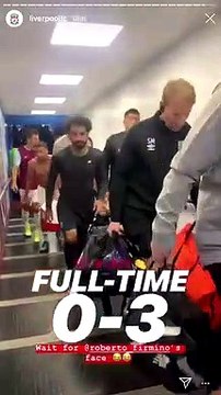 Firmino après les tensions entre Mané et Salah