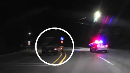 [영상] 살해 미수 피의자와 경찰의 아찔한 한밤 추격전 / YTN