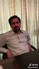 Minister Fayyaz  Chohan gets upset after he  caught in camera with two girls -- one is Hareem Shah 3