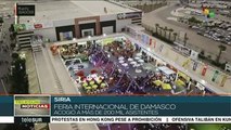 Siria: miles de empresas y personas acuden a la Feria de Damasco