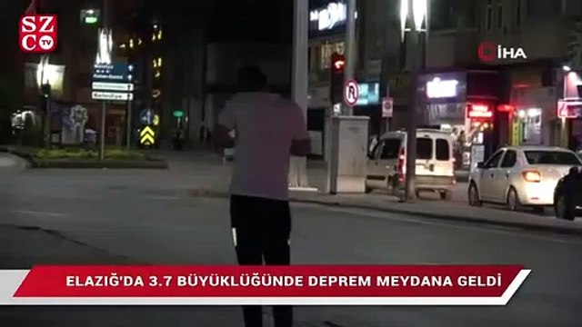 Elazığ'ı 3.7'lik deprem salladı