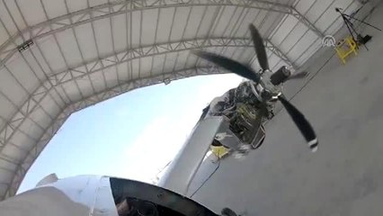 Akıncı İHA, ilk kez motor çalıştırdı