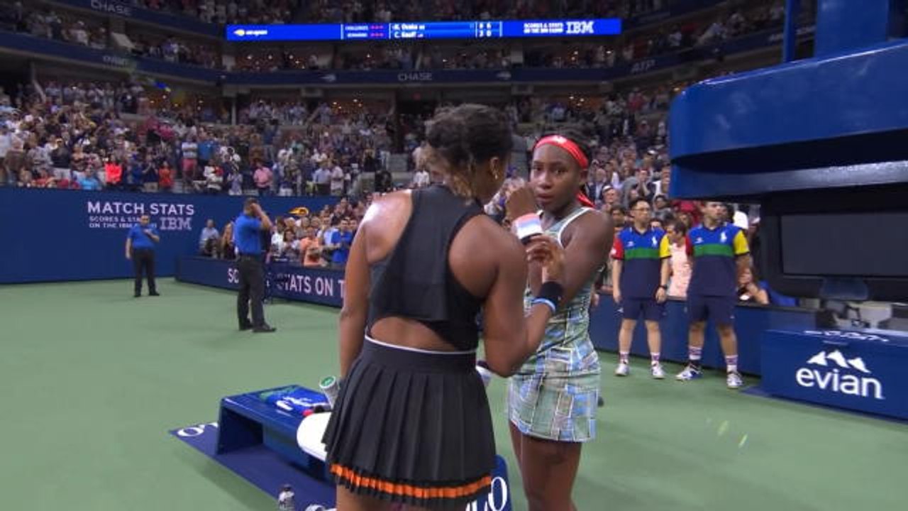 US Open - Osaka réconforte Gauff