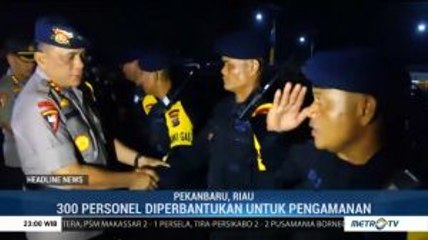 Ratusan Brimob Riau Diberangkatkan untuk Tambahan Pengamanan di Papua