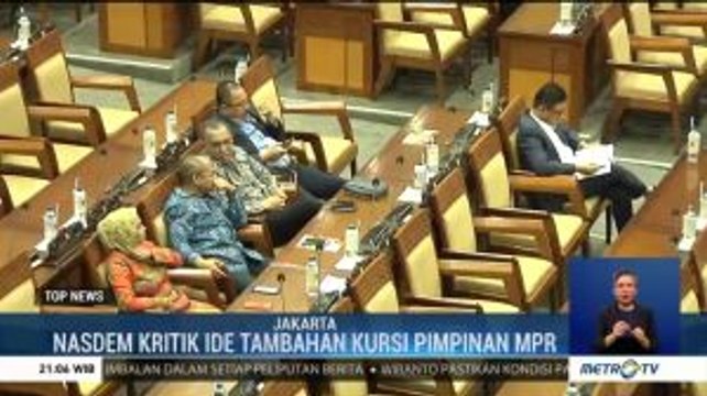 Parpol Kritik Revisi UU MD3 Soal Penambahan Kursi Pimpinan MPR