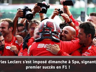 GP de Belgique - Leclerc, première !