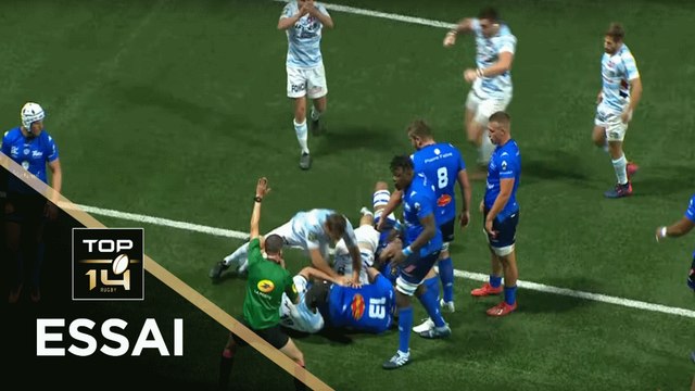 TOP 14 - Essai Fabien SANCONNIE (R92) - Racing 92 - Castres - J2 - Saison 2019/2020