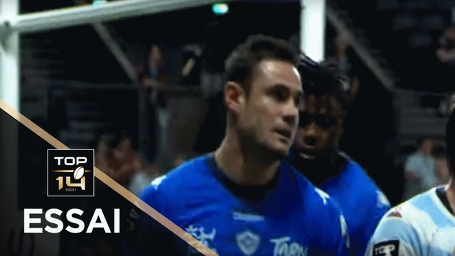 TOP 14 - Essai Geoffrey PALIS (CO) - Racing 92 - Castres - J2 - Saison 2019/2020