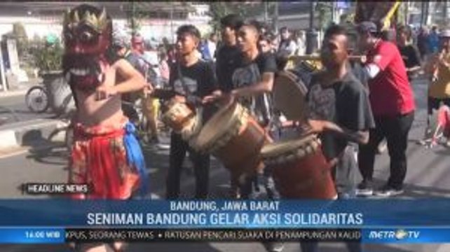 Komunitas Seni dan Budaya di Bandung Gelar Aksi Solidaritas 'Papua Damai'