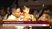 Galatasaray’ın yeni transferi Radamel Falcao İstanbul’a geldi