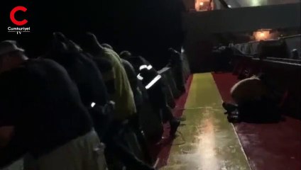 Mültecilerin imdadına Türk denizciler yetişti