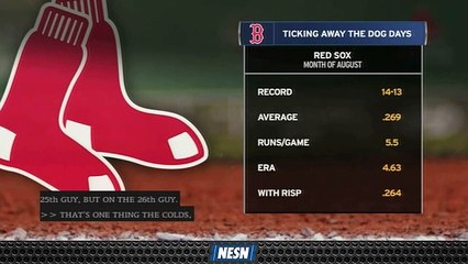 Red Sox Look To Turn Page On Mediocre Month Of August